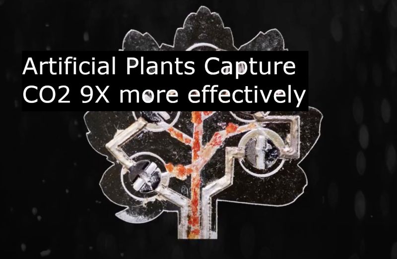 Artificial Plants To Reduce Carbon Emissions